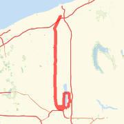 A ride mapped on 05/28/2011