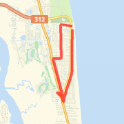 08/16/2008 Route Run route image