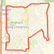 Around BYU and the Temple 6 miles