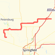 Elkhart Hill Bike Ride route image