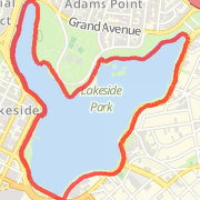 Lake Merrit Run 4.55 miles (1 x around   to bridge &amp; back)