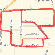 Summer Haven 3 mile route