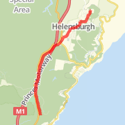 Helensburgh North past Boomerang Golf Course