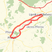 Prerov-Lysky-Osek-Lipnik-Jadran-Kolem Becvy-Prerov