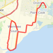 3 laps of Time Trial circuit. 10km warm up/10km cool down.