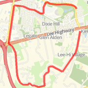 Wegmans - Brentwood Park - Gov. Center 5 mile loop