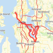 A ride mapped on 06/12/2011