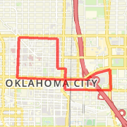 Downtown slight hill run