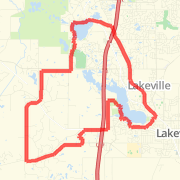 18 mi tour of Lakeville, MN
