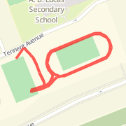 Football Practice Route