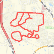 7.33 Mile Run Dogwood Ridge/Cameron Glen/Scotts Mill/Pearson Farms