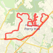 perry hall 13 miles run plus