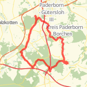 Wewer-Ostschleife: Borchen, Wewelsburg, Tudorf