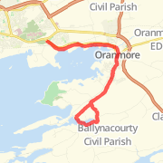 Oranmore 15 Miler Run route image