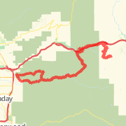 40 mile run option 1 Run route image