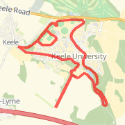 Keele Uni Sunday morning loop