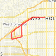 West Hollywood Three miles - Havenhurst to Robertson