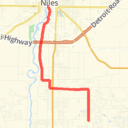 To downtown Niles, MI