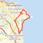 Run 12.5KM Via killiney church road etc/