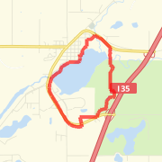Moose Lake Triathlon Run Course
