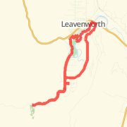 Leavenworth Marathon Course W/Relay Exchanges Marked