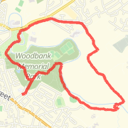 13/09/08 Saturday easy 4mile round woodbank (first run after knee exercises)