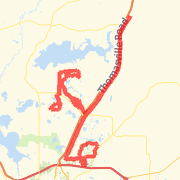 60 Mile Hilly Training Route
