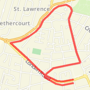 2 mile easy with 1 hill