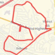 A run mapped on 07/06/2011