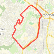 Henderson - Valley and Corbans Hill run - 7k 