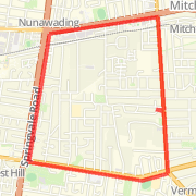 Mitcham, Springvale, Canterbury route