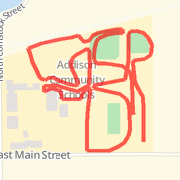 Addison XC 7th and 8th Grade 2 mile Course