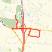 6.4 Km Run from Gym out and back.