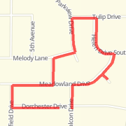 A run mapped on 07/18/2011