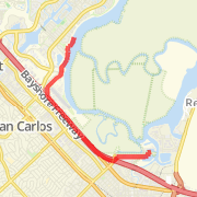 Freeway airport bay trail