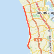Hillarys 20km Ride - out and back
