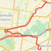 10/21/2008 Route Run route image
