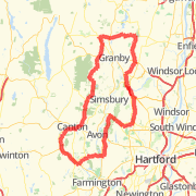 10/22/2008 Route - Newgate Prison-Bloomfield loop