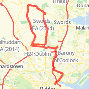 A ride mapped on 07/29/2011