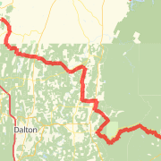 112 miles up and over Ft. Mountain