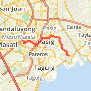 A ride mapped on 08/03/2011