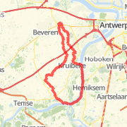 Rupelmonde Run route image