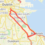 9.1 miles out by booterstown to UCD and back in N11