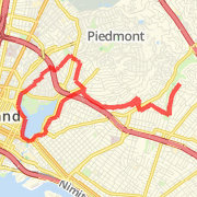 rose garden to diamond park & around lake merritt