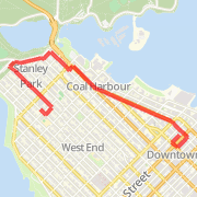 Coast Plaza Hotel to Burrard SkyTrain