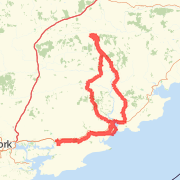A ride mapped on 08/12/2011