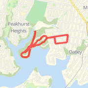 Bicycle loop repeated twice