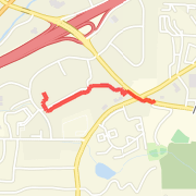12 executive Park to Chick - Fil - A