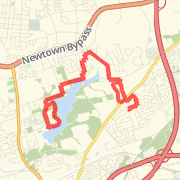 A run mapped on 08/20/2011