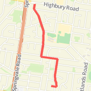 Springvale Road and back
